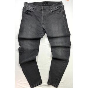 Mavi Jeans Mens Size 36/34 Black Cotton Blend Denim Stretch Ankle 5-Pocket